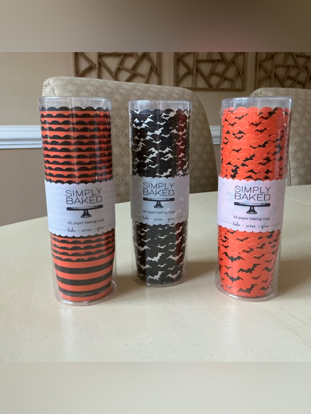 3 New Packages of  Baking Cups - Halloween 🎃 🦇